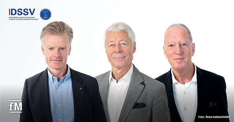 Der neue DSSV-Vorstand (von links): Ralf Capelan (Schatzmeister), Prof. Dr. Thomas Wessinghage (1. Vorsitzender und Präsident) und Werner Kündgen (Vizepräsident).
