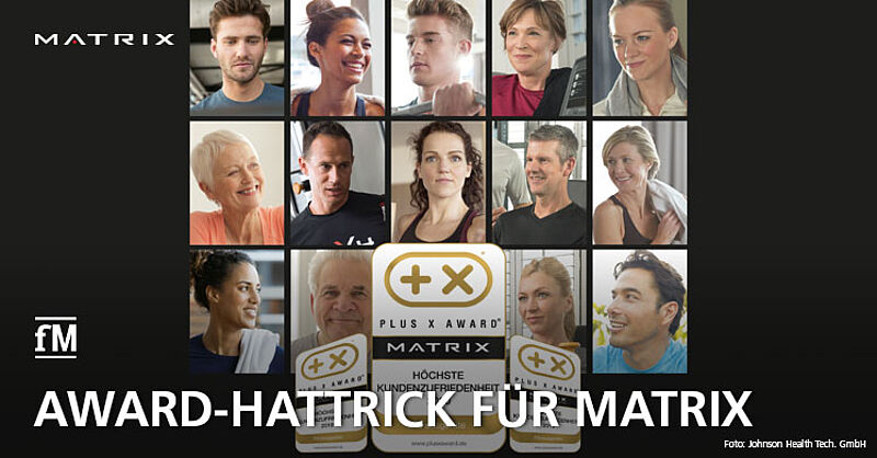 MATRIX schafft Hattrick bei IT & Fitness-Award 'Plus X'