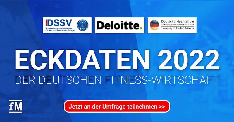'Eckdaten der deutschen Fitness-Wirtschaft 2022' – Online-Umfrage