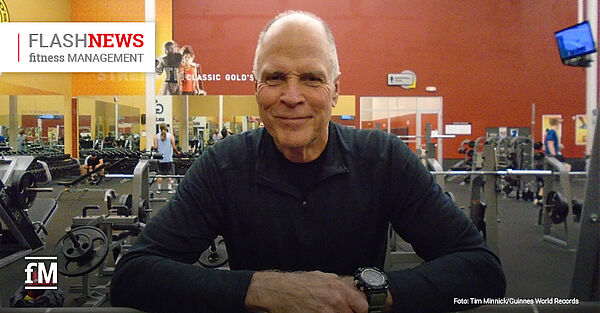 Tim Minnick ist der älteste Fitnesstrainer der Welt. Diese und weitere Neuigkeiten aus der Fitness- und Gesundheitsbranche in unseren 'fM Fitness Flash News'.