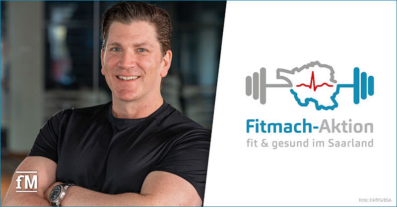 Marco Wolter, studio operator of the Fitness Loft Saarbrücken, is enthusiastic about the 'fitness campaign'