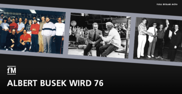 Happy 76! Visionär & Vorreiter Albert Busek – zum 76. Geburtstag des 'Urgesteins' unserer Branche