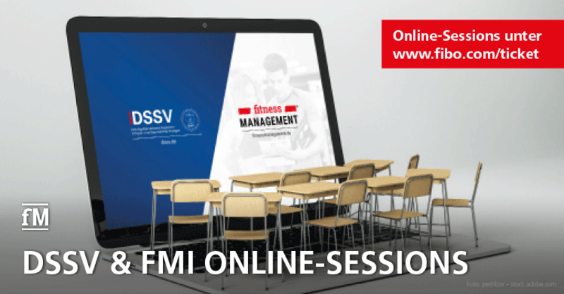 DSSV und fMi Online-Sessions auf der FIBO 2020