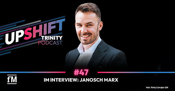 Janosch Marx (CEO fitness MANAGEMENT) beim Podcast UPSHIFT