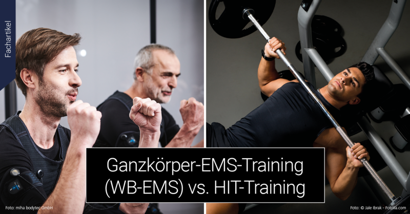Vergleich von Ganzkörper-EMS-Training und HIT-Training liefert überraschende Erkenntnisse.