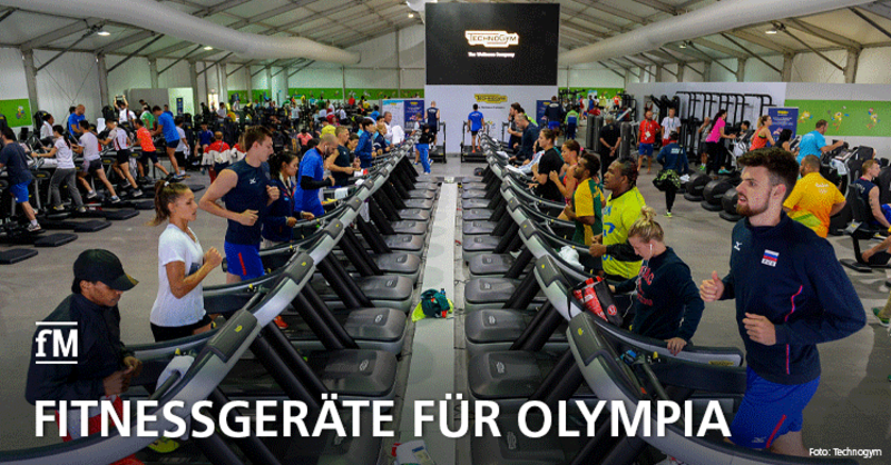 Fitnessgeräte für Olympia: Technogym offizieller Ausrüster von Tokio 2020. 