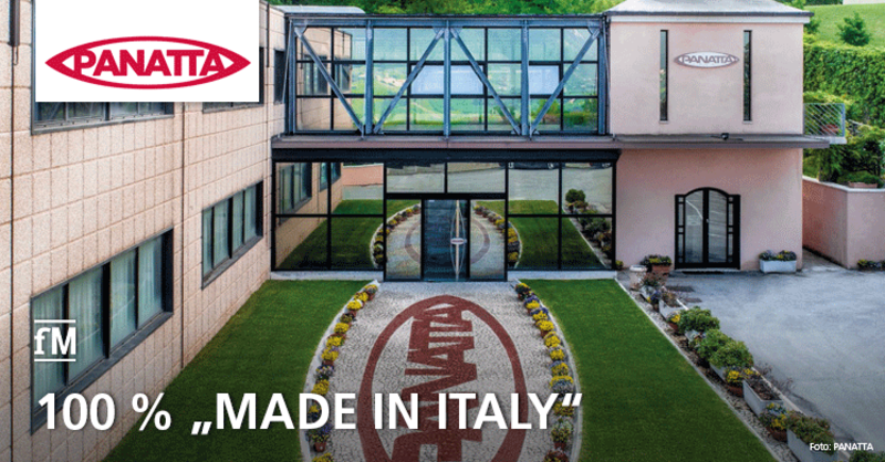 PANATTA srl. produziert seine rund 350 verschiedenen Fitnessgeräte in Italien, der Hauptsitz des Unternehmens befindet sich in Apiro.
