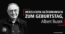 Alles Gute zum Geburtstag, Albert Busek! Happy birthday!