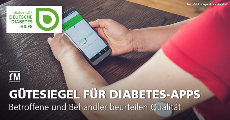 Betroffene und Behandler beurteilen Qualität von Diabetes-Apps gemeinsam und erteilen Gütesiegel 'DiaDigital'.