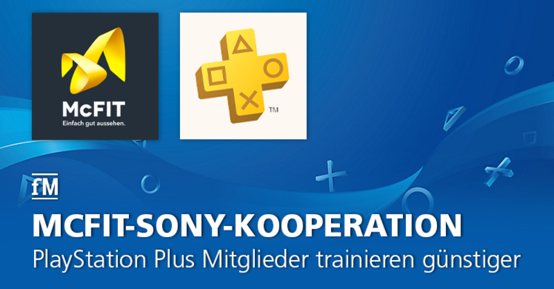 PlayStation Plus Mitglieder trainieren bei Abschluss eines Neuvertrags günstiger bei McFIT oder High5.
