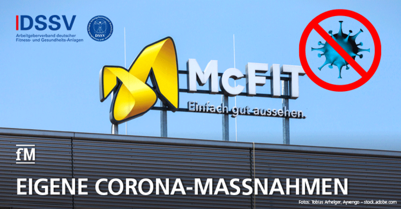Corona: McFit verschärft die Vorsichtsmaßnahmen für alle seine Fitnessstudios