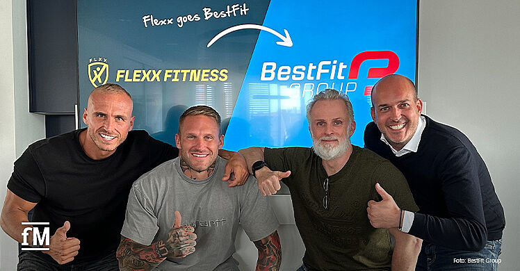 Stephan Schulan (rechts) und die BestFit Group übernehmen die Fitnesskette FLEXX Fitness