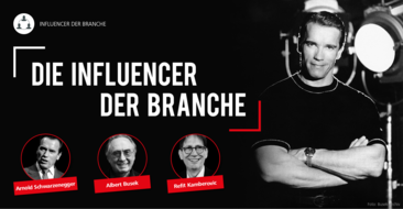 Influencer der Branche: Arnold Schwarzenegger, Albert Busek & Refit Kamberovic