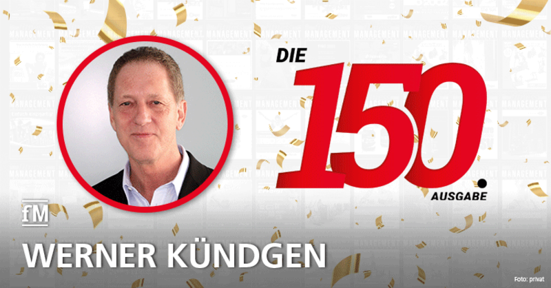 Werner Kündgen von Kündgen & Kündgen gratuliert zur 150. Ausgabe der fitness MANAGEMENT international (fMi)