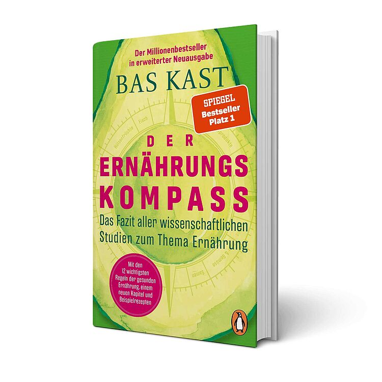 Neuauflage als Paperback: 'Der Ernährungskompass: Das Fazit aller wissenschaftlichen Studien zum Thema Ernährung' von Bas Kast (Bertelsmann Verlag)