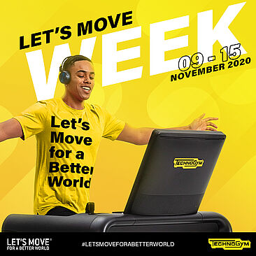 Zeit, dass sich alle bewegen: Technogym-Kampagne 'Let’s Move Week 2020'