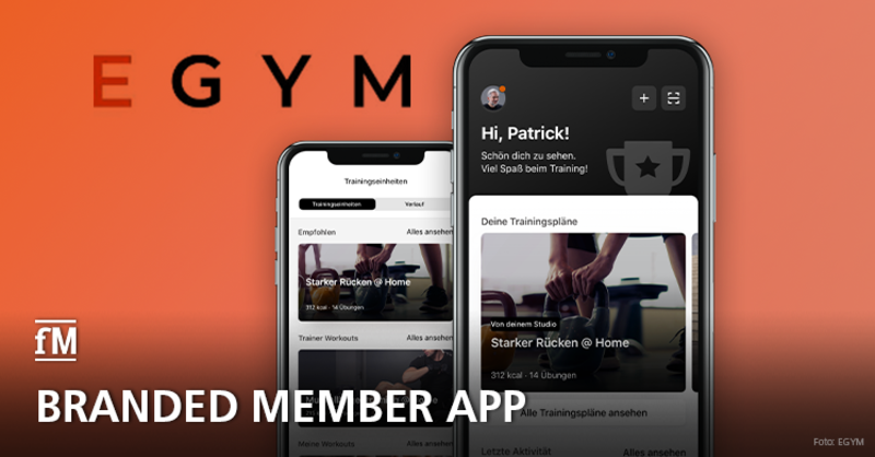 EGYM bringt Branded Member App auf den Markt