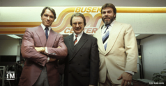 Arnold Schwarzenegger, Albert Busek und Sven-Ole Thorsten bei der Eröffnung des Busek-Sportcenters am (1983) 