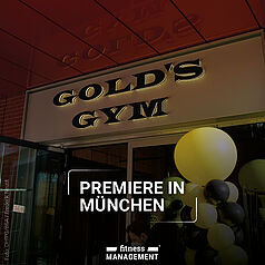 Eröffnung des Gold's Gym in München