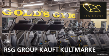 RSG Group kauft US-Kultmarke Gold's Gym