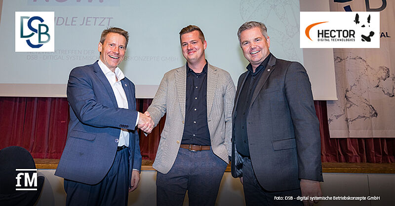 Kooperation bietet Studios neue Finanzlösungen: Die beiden DSB-Geschäftsführer Siegfried Manz (links) und Christian Hörl (rechts) mit Christian Groß-Hetzel (Riverty).