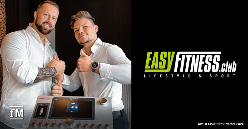 Erfolgreicher Launch der EASYFITNESS EMS-Mikro-Studios: Sascha Barowsky (links) und Tim Müller (rechts).