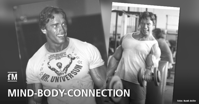 Arnold Schwarzenegger strebte bei jeder Wiederholung die maximale Mind-Body-Connection an. Es war, als würde er von jetzt auf gleich einen 'Konzentrationsschalter' umlegen