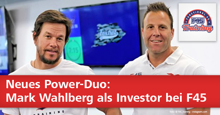 Mark Wahlberg steigt als Investor bei F45 Training ein