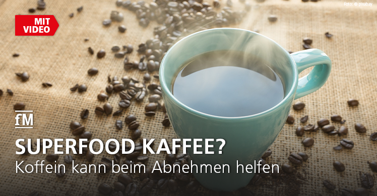 Superfood Kaffee? Koffein kann beim Abnehmen helfen.