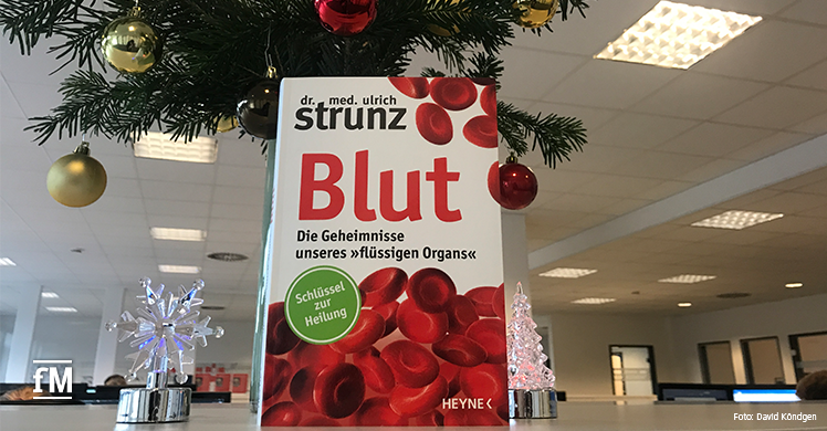 Populärwissenschaftliches Werk zu Weihnachten? Das Buch 'Blut' von Bestsellerautor Dr. med. Ulrich Strunz