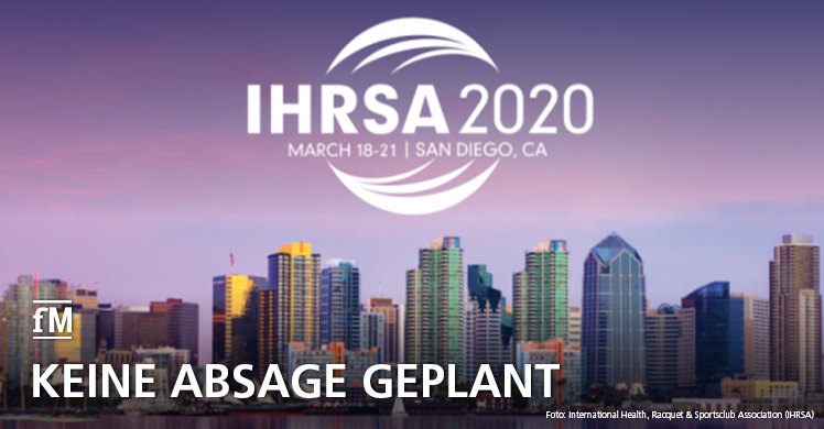 Nach Angaben des Veranstalters soll die IHRSA 2020 trotz des Coronavirus wie geplant stattfinden