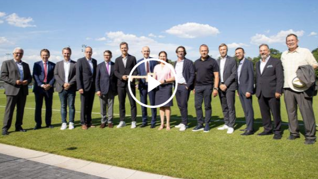 Video: Official opening of the DFB campus in Frankfurt.