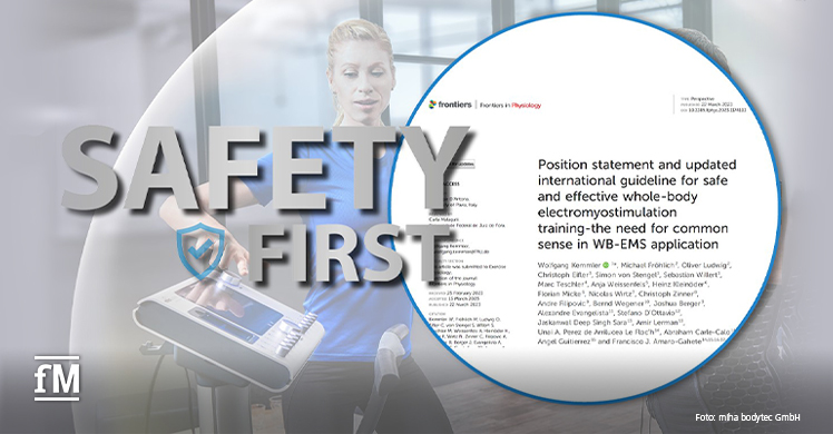 EMS-Faktencheck – Safety first: Neue internationale Leitlinien zur Wirksamkeit und Sicherheit von Ganzkörper EMS-Training