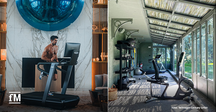 Fitnesstraining im Hotel: Im italienischen Luxushotel Passalacqua setzt Maßstäbe mit Technogym