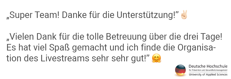 Tolle Teamleistung der Referenten