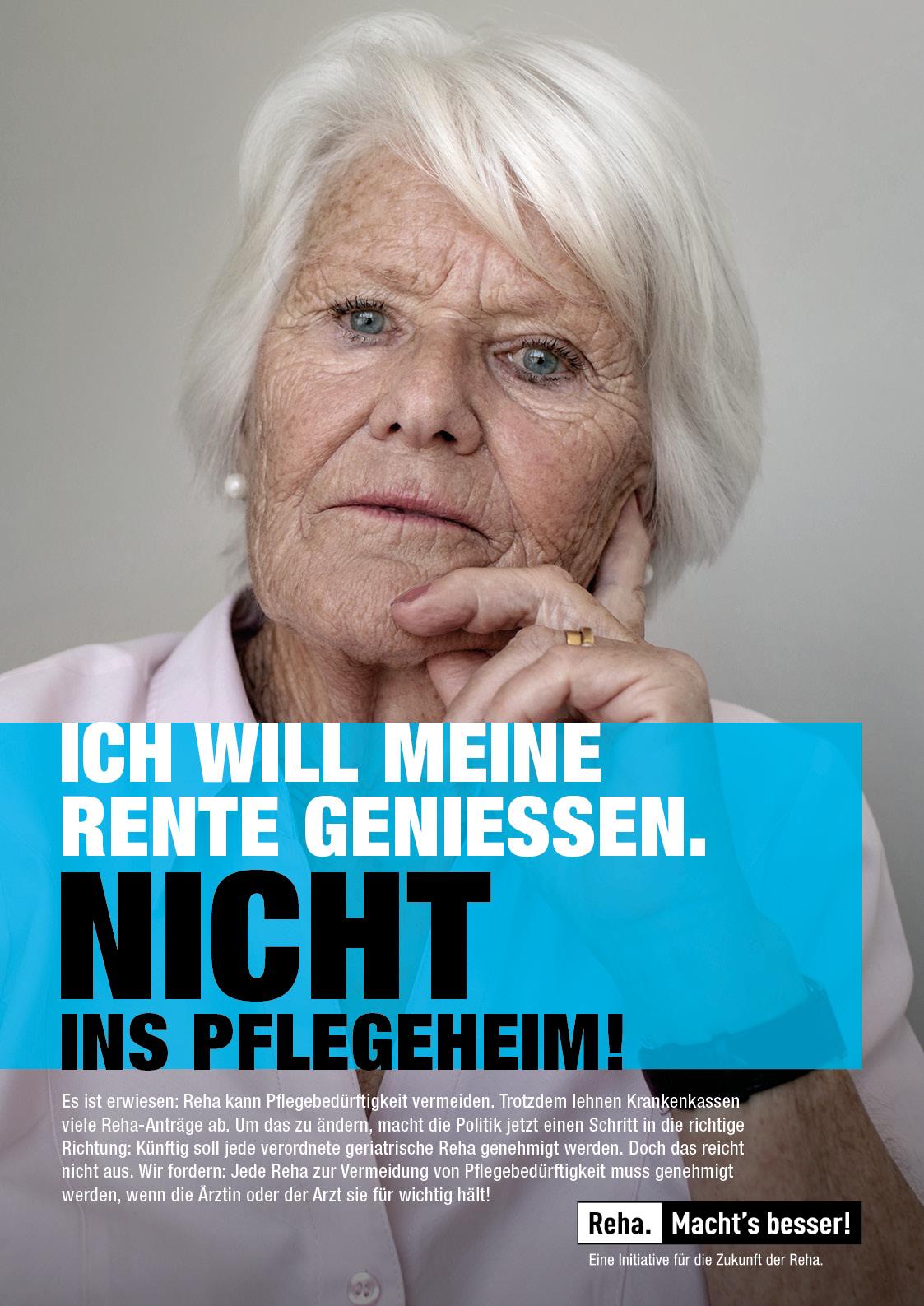 Kampagnenmotiv der Initiative 'Reha. Macht’s besser!'