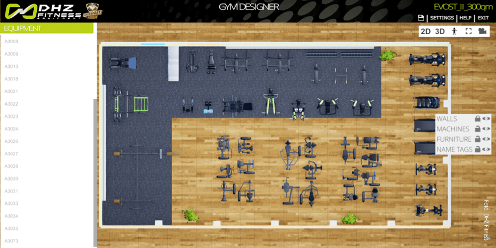 DHZ Gym Designer