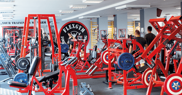 Solide Geräte, ohne viel Schnickschnack: das FLEX GYM in Budapest