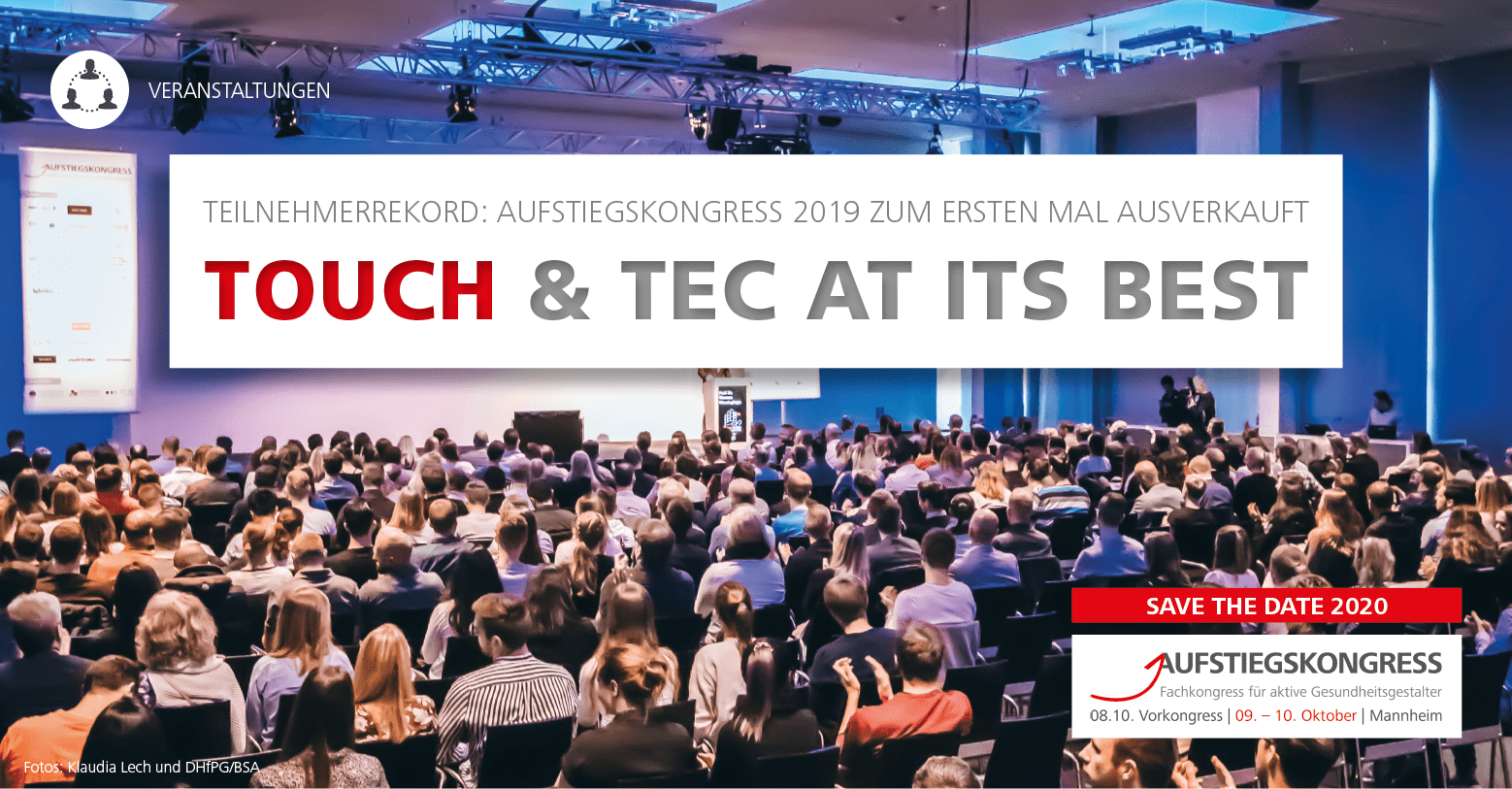 Treffpunkt der Fitnessbranche: Der Aufstiegskongress 2019 in Mannheim