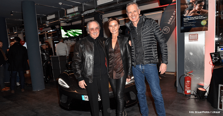 Albert Busek, Barbara Lohse, Henrik Gockel Grand Opening von Prime Time Fitness in der Maximilianstraße in München am 20.01.2020
