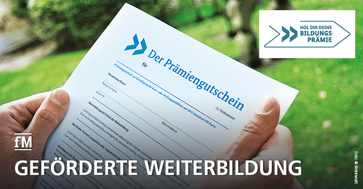 Mit der Bildungsprämie erhalten Erwerbstätige mit niedrigem Einkommen staatliche Förderung.