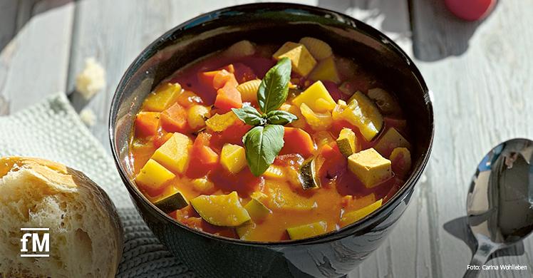 Leckere vegane Minestrone