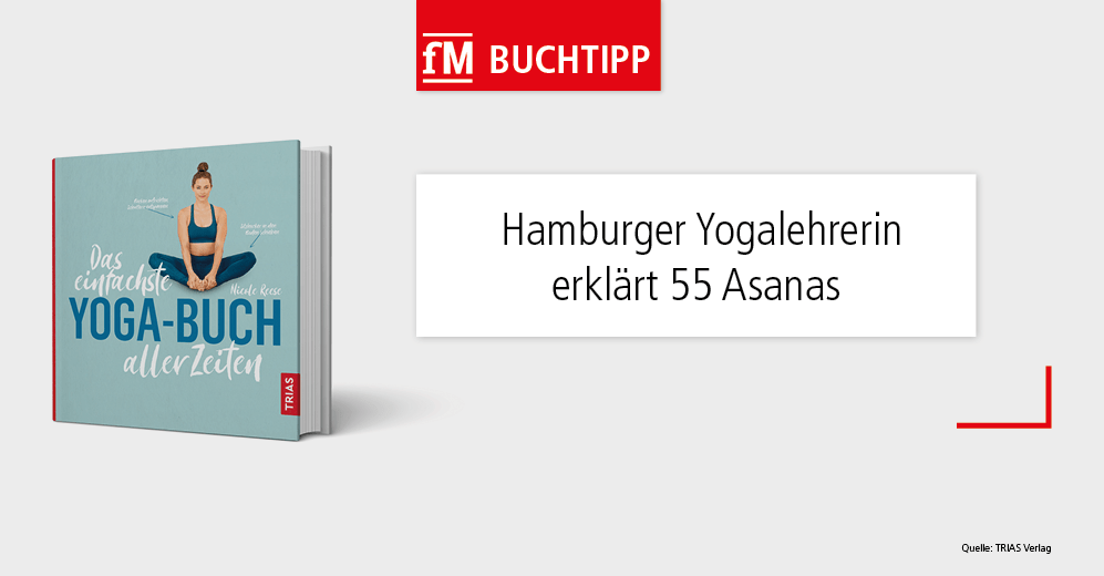 Buchtipp 'Das einfachste Yoga-Buch aller Zeiten' von Yogalehrerin Nicole Reese.