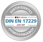 DIN EN 17229 Zertifikat für Fitnessstudios