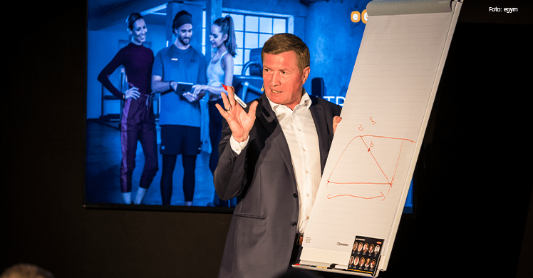 Trainer und Betreiber müssten sich auf das Wesentliche – also die Kundenbetreuung – konzentrieren und betriebswirtschaftlich arbeiten, sagte eGym Campus Botschafter Mario Görlach beim Launch-Event in der eGym Zentrale in München.