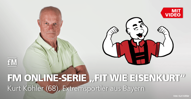 Kurt Köhler (68) Extremsportler aus Bayern.