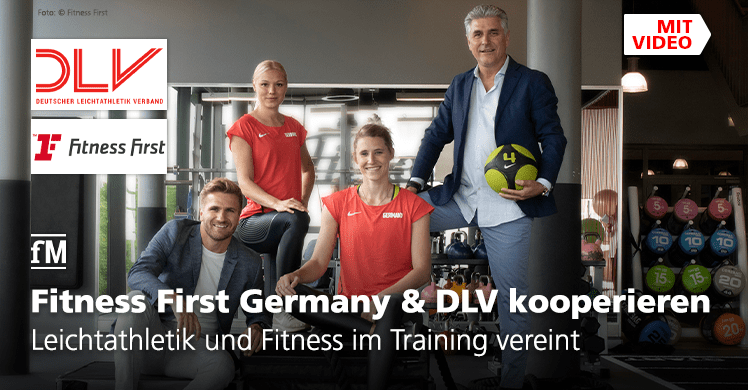 Leichtathletik und Fitness im Training vereint: Deutscher Leichtathletik-Verband und Fitness First Germany vereinbaren Partnerschaft.