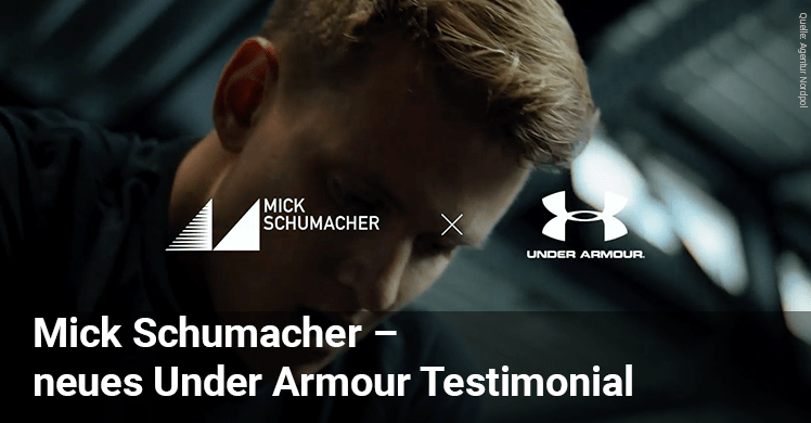 Mick Schumacher und Under Armour gemeinsam viel vor und stellten auf der FIBO 2019 ihre Kampagne vor.