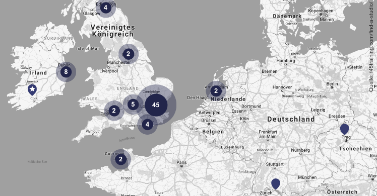 Auf das Europa Headquarter in London folgen zahlreiche Studios in Großbritannien, Irland, der Schweiz, Tschechien, Finnland und bald auch Deutschland.