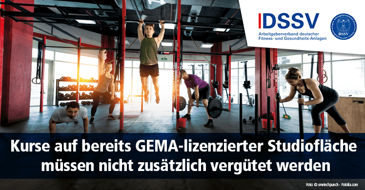 GEMA-Gebühren für Kurse auf bereits lizenzierter Studiofläche